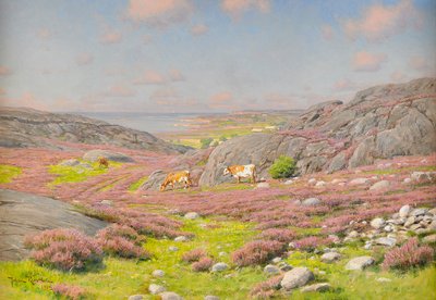 Scene from Halland North Coast by Johan Fredrik Krouthen